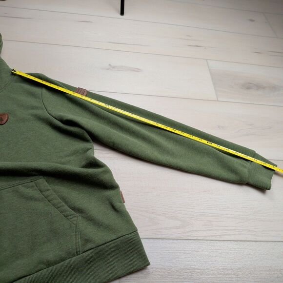 Wanakome Hoodie Mens Large Cascade Green Fleece Casual Outdoor Sweatshirt - Picture 12 of 14